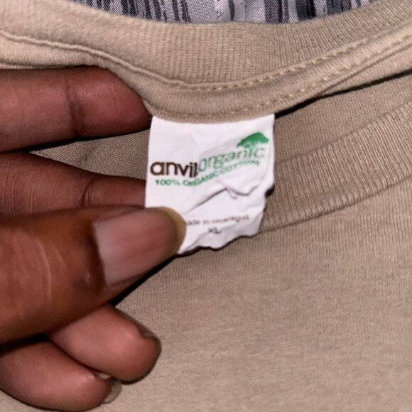 Hawaii Beach Paradise Essential Tan T-shirt Size Large - Picture 3 of 4